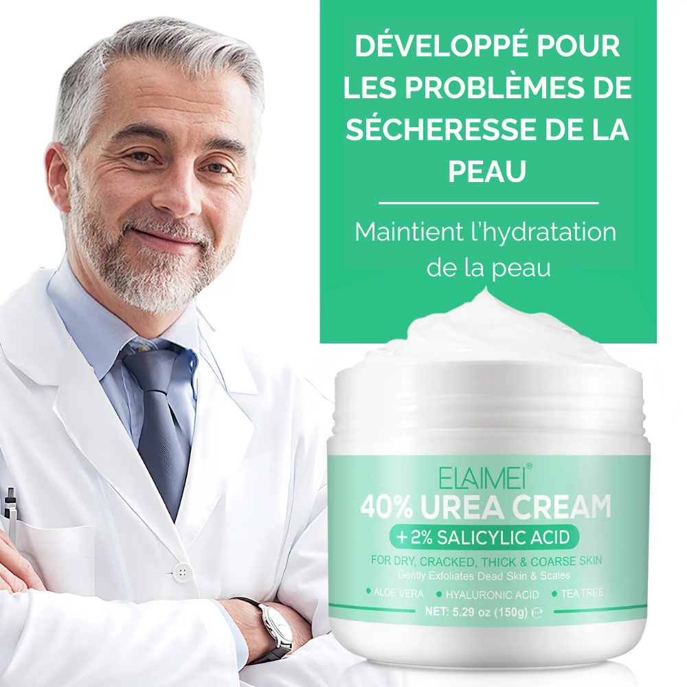 Grand Pot 150G Crème Pour Pieds à l'Urée 40% : Réparatrice et Hydratante